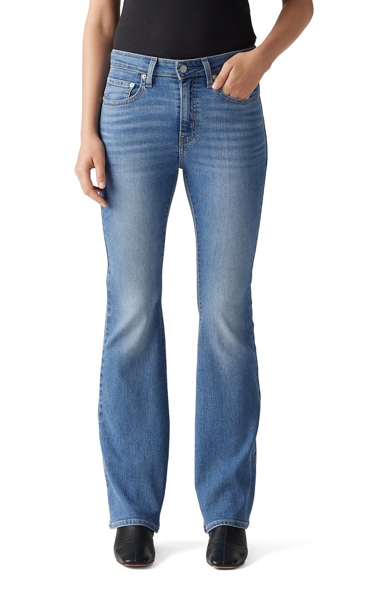 Levi's 726<sup>™</sup> High Waist Flare Jeans, Main, color, Eternal Indigo Mid
