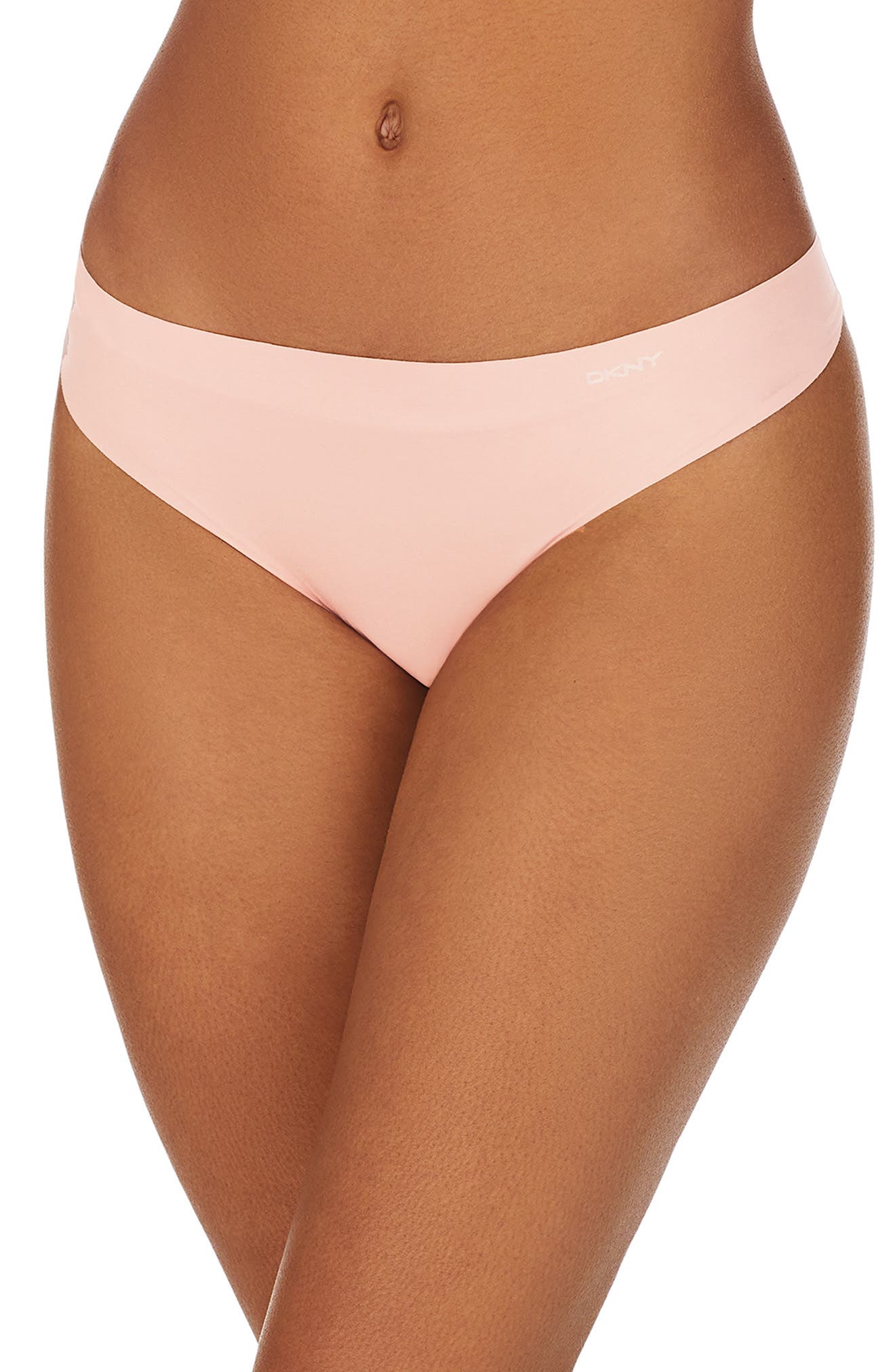 DKNY Litewear Cut Anywhere 3-Pack Thongs