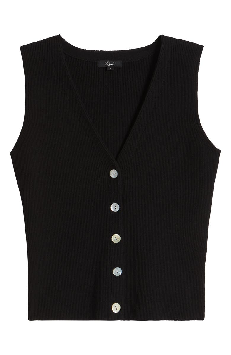 Rails Rosa Rib Vest, Alternate, color, Black
