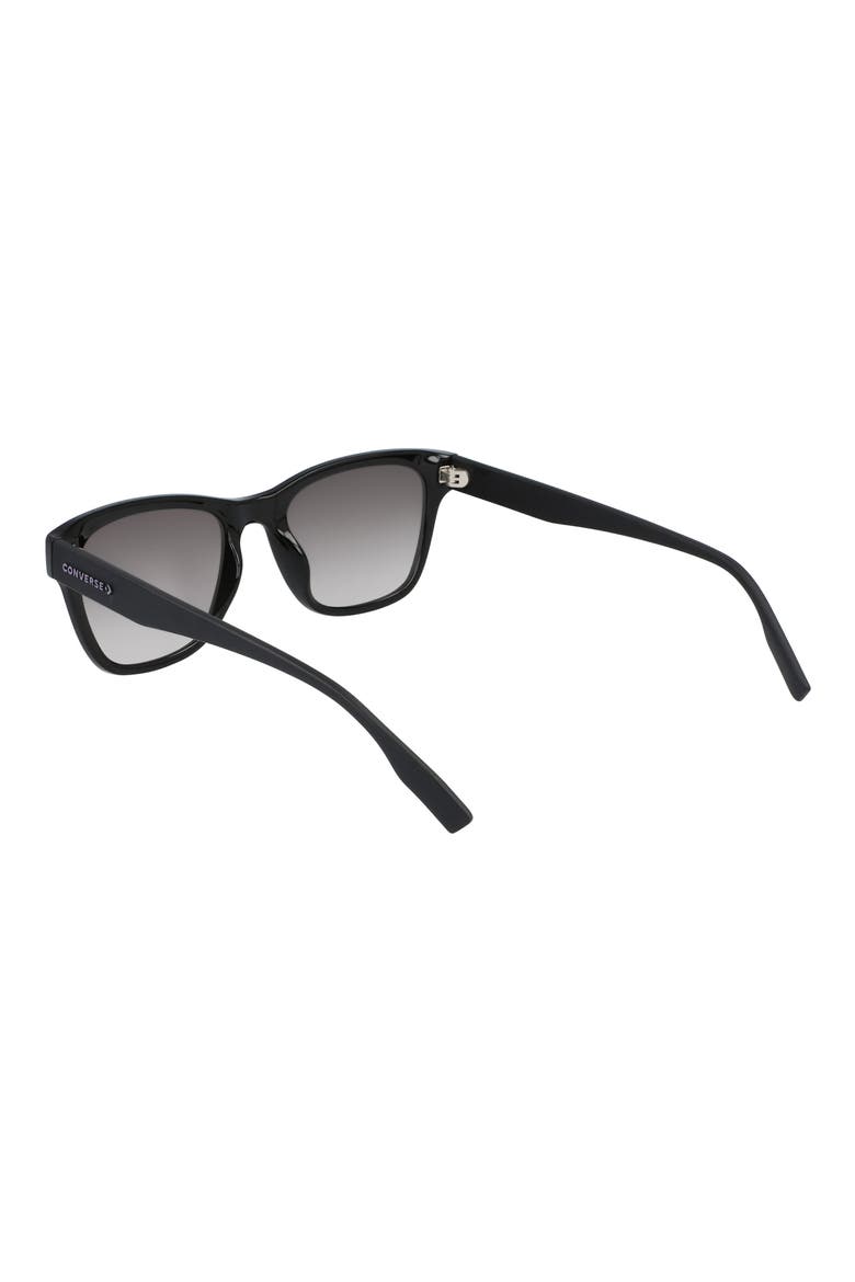 Malden 52mm Rectangular Sunglasses, Alternate, color, BLACK/ BLACK