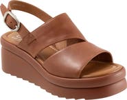 EOS FOOTWEAR Mentas Slingback Platform Wedge Sandal