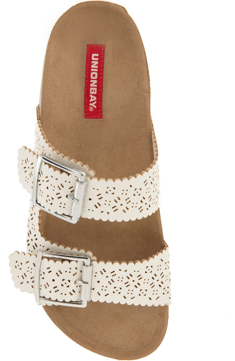 UNIONBAY Milano Slide Sandal, Alternate, color, White
