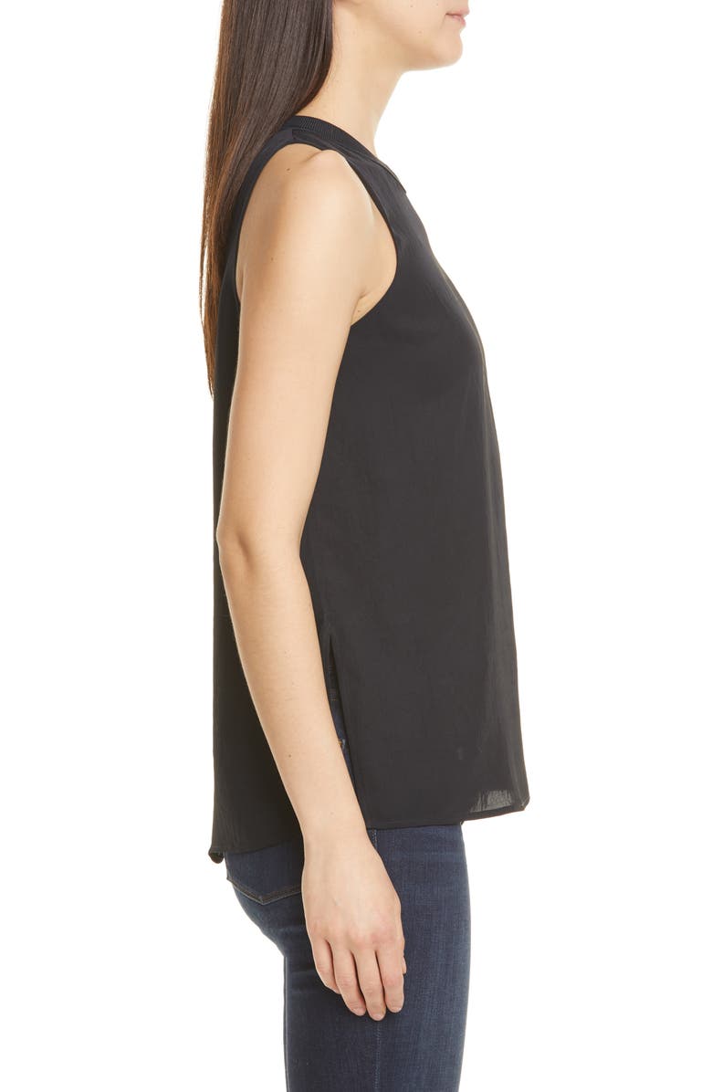 Vince Crew Neck Tank Top, Alternate, color, Black