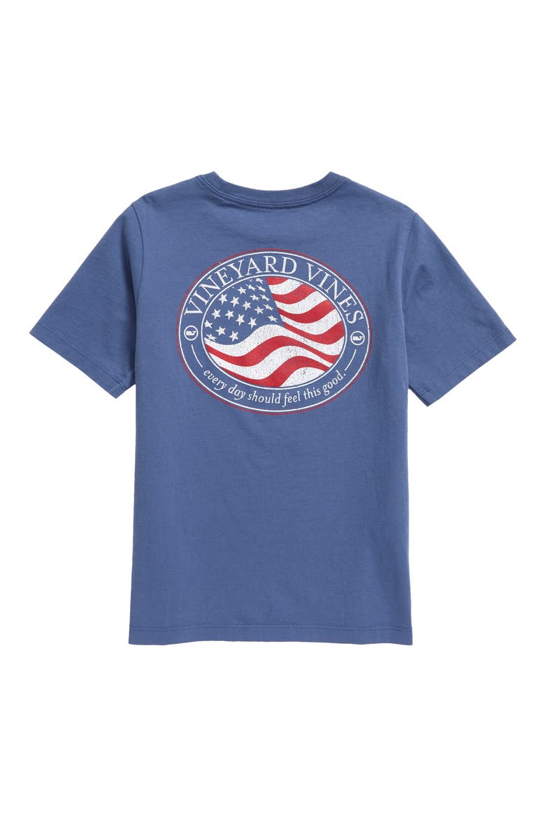 Kids' Flap Pocket Graphic Tee, Alternate, color, MOONSHINE
