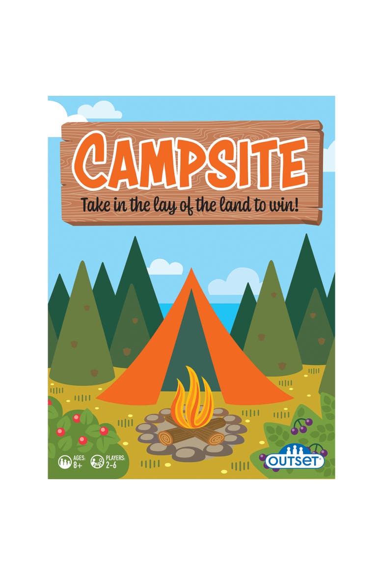 Campsite Simple Strategy Tile Laying Board Game, Alternate, color, Multicolored