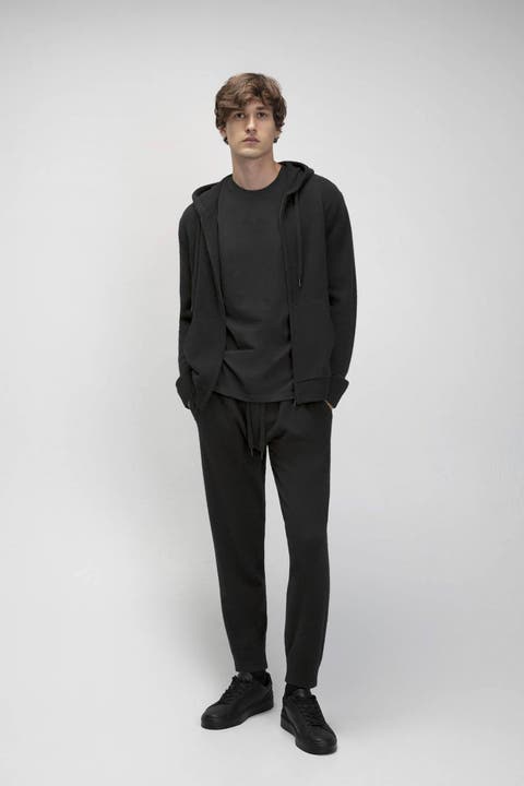 Jake Zip-Up Cashmere Hoodie