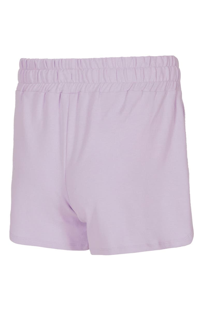 CONCEPTS SPORT Women's Concepts Sport  Lavender New York Yankees Elevation Tri-Blend Long Sleeve T-Shirt & Shorts Set, Alternate, color, Lavender