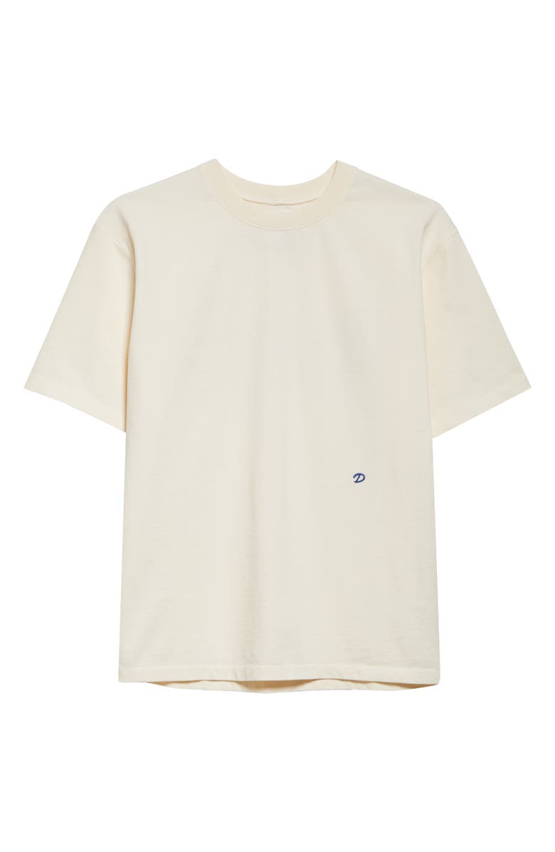 Drake's Peacock Graphic T-Shirt, Alternate, color, 050 Antique White