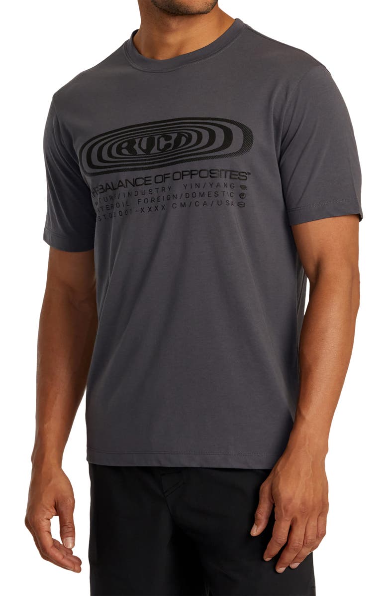 RVCA Ripple Logo Graphic Performance T-Shirt, Alternate, color, 