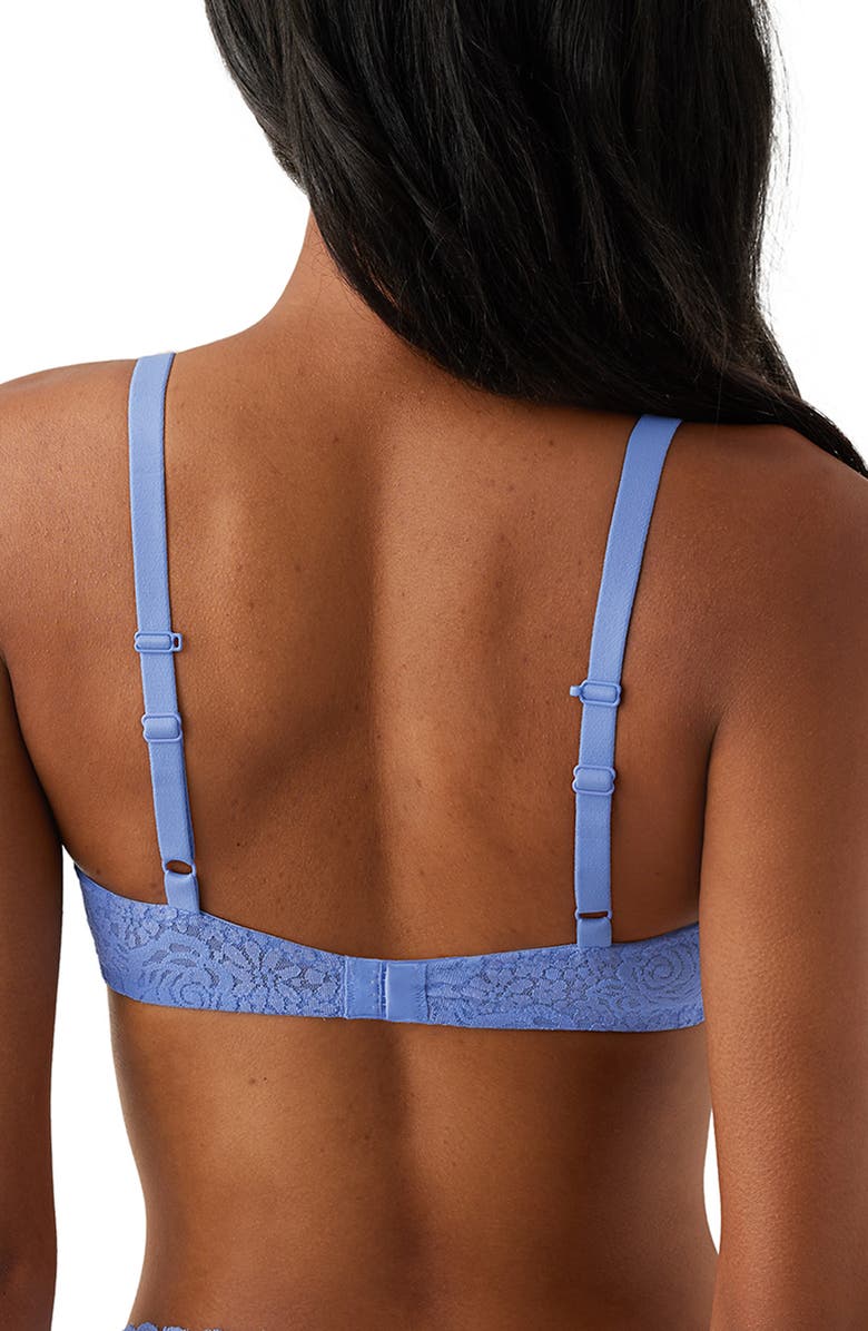 Wacoal Halo Lace Convertible Underwire Bra, Alternate, color, Blue Hydra