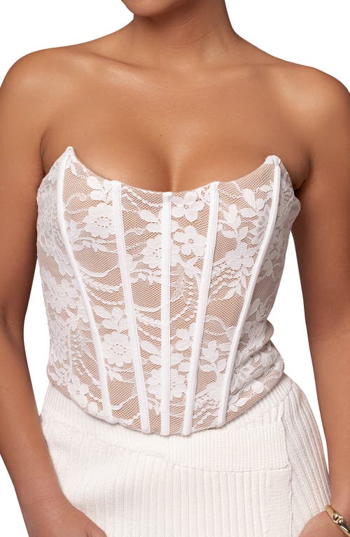 JLUXLABEL JLUXLABEL ROSEMERE LACE BUSTIER TOP