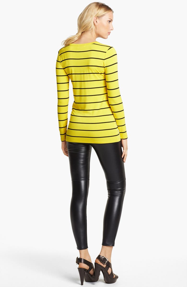 MICHAEL Michael Kors Faux Leather Leggings, Alternate, color, 