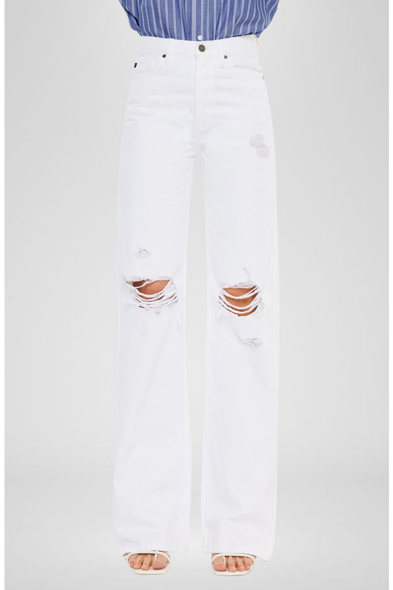 Montana Ultra High Rise 90's Flare Jeans, Main, color, White