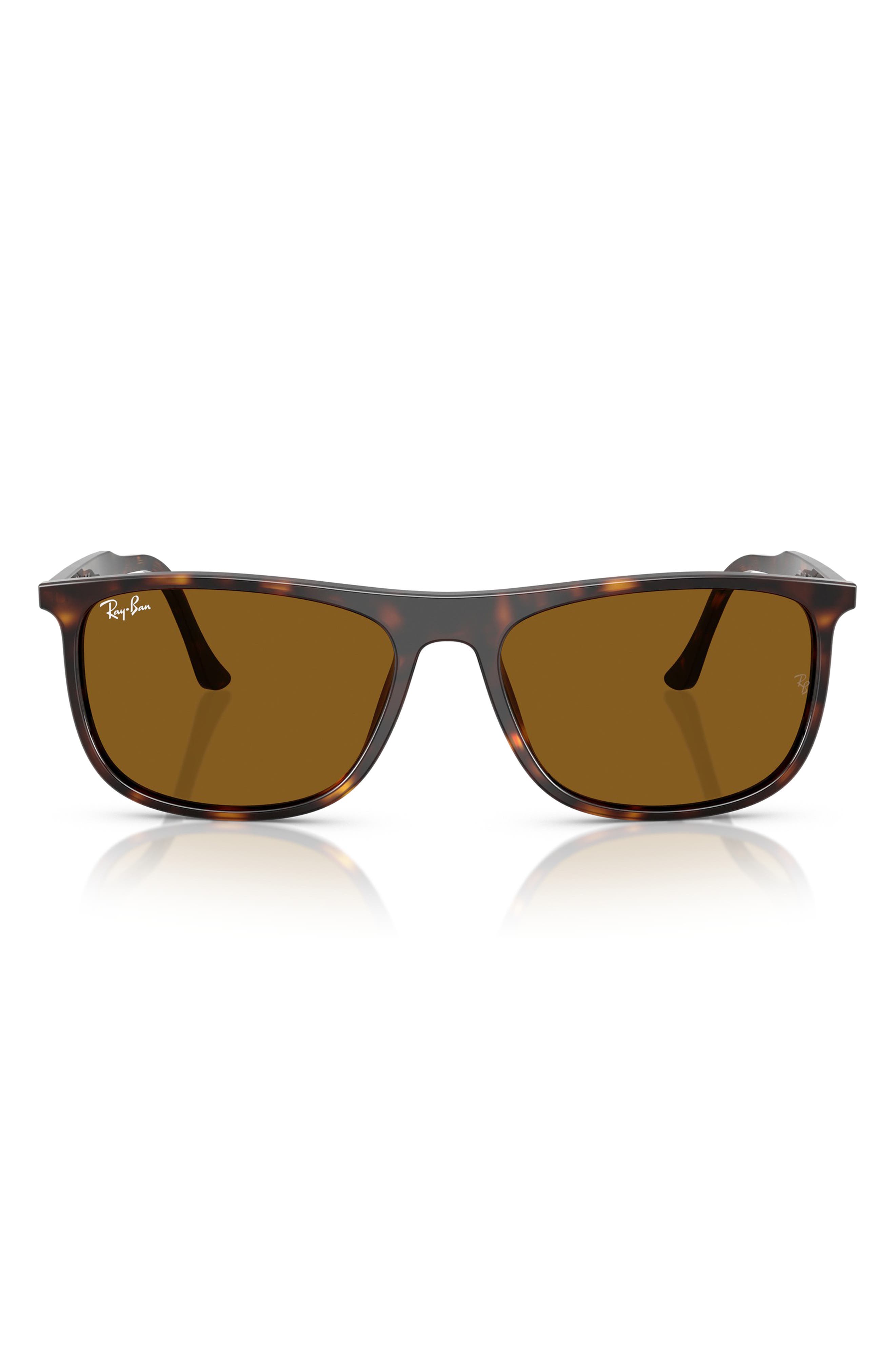 Ray-Ban 58mm Rectangular Sunglasses