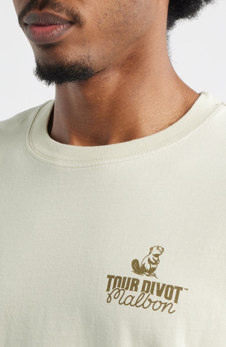 Malbon Golf Gorse Tour Divot Long Sleeve T-Shirt, Alternate, color, Clay