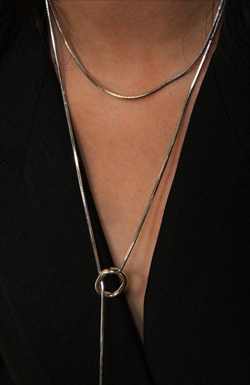 Rc Retro Chic Whispers Vine Necklace In Silver