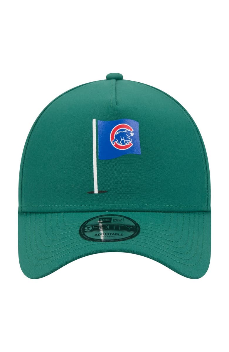 New Era Men's New Era  Green Chicago Cubs Pin Seeker 9FORTY A-Frame Adjustable Hat, Alternate, color, Green