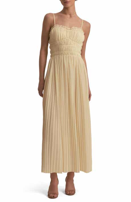 Favorite Daughter The Best Dressed Guest Pleated Maxi Dress