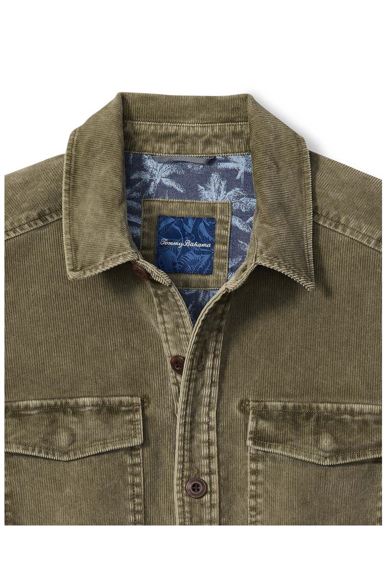 Camden Corduroy Shirt Jacket, Alternate, color, OAKMOSS