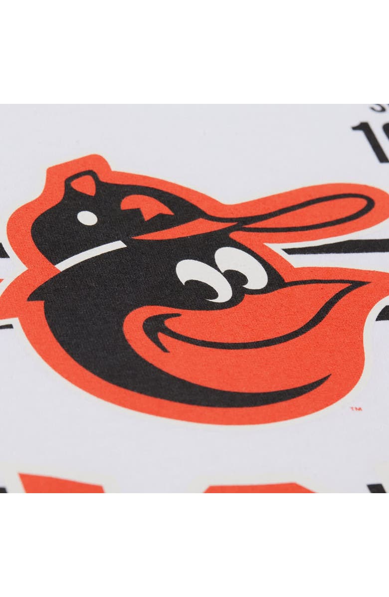 Mitchell & Ness Men's Mitchell & Ness White Baltimore Orioles Cooperstown Collection Team Origins Premium T-Shirt, Alternate, color, White