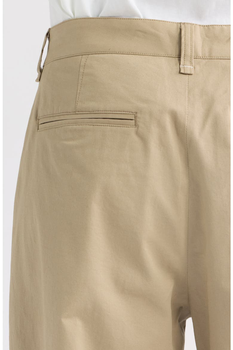 Baggy Pleated Twill Chinos, Alternate, color, WTAUP