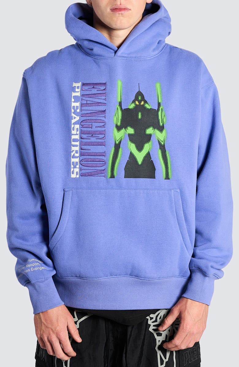 PLEASURES x Neon Genesis Evangelion Hoodie, Main, color, 