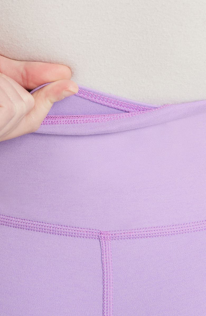 Nike Kids' Nike One Dri-FIT Leggings, Alternate, color, 532 Fuchsia/Hydrangeas/Htr