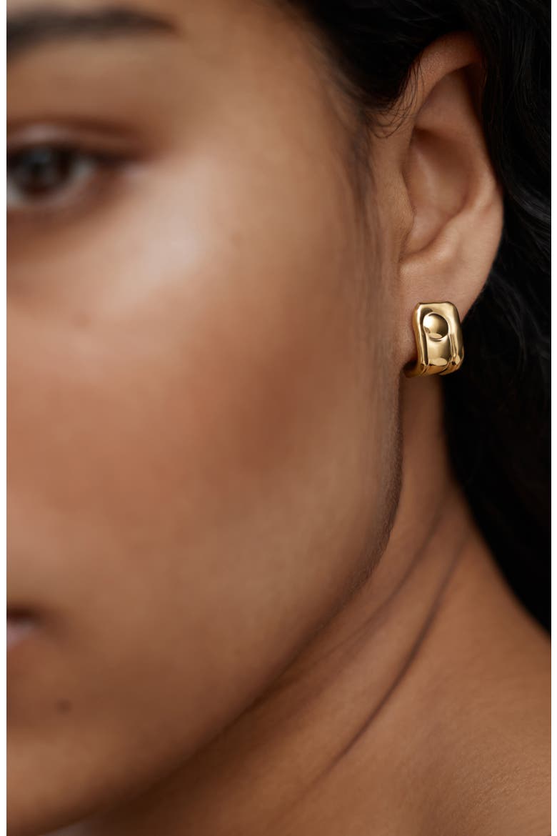 Amaia 18k Gold Vermeil Small Hoop Earrings, Alternate, color, 18K GOLD VERMEIL
