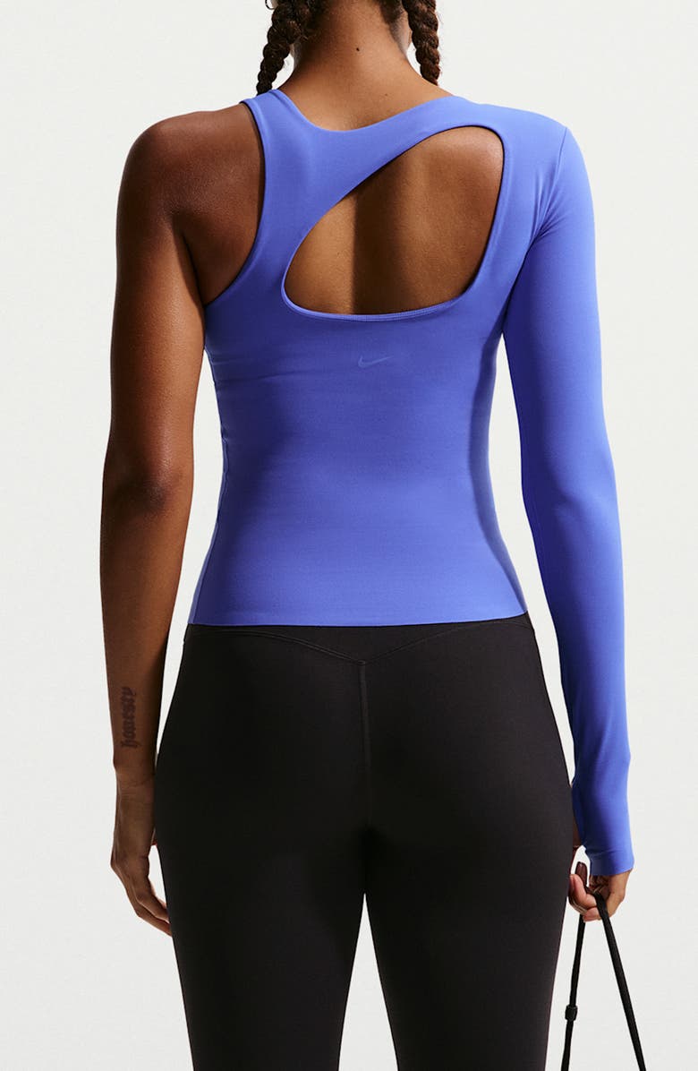 Nike Zenvy Dri-FIT Single Long Sleeve Top, Alternate, color, Sapphire