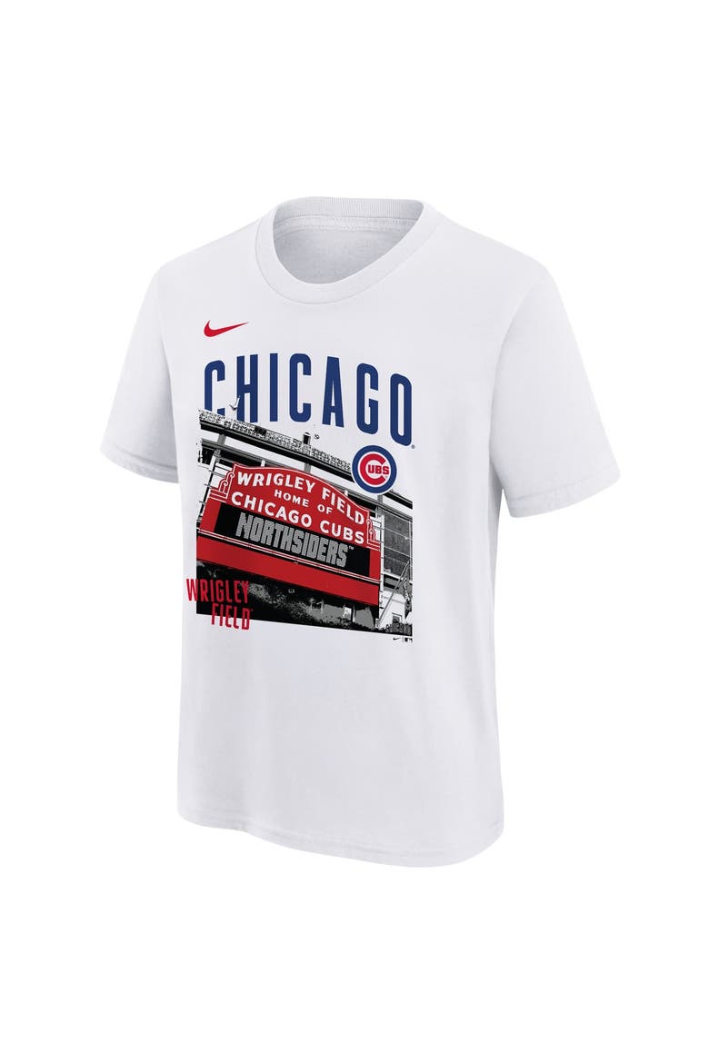 Youth Nike  White Chicago Cubs Hometown Collection T-Shirt, Alternate, color, White