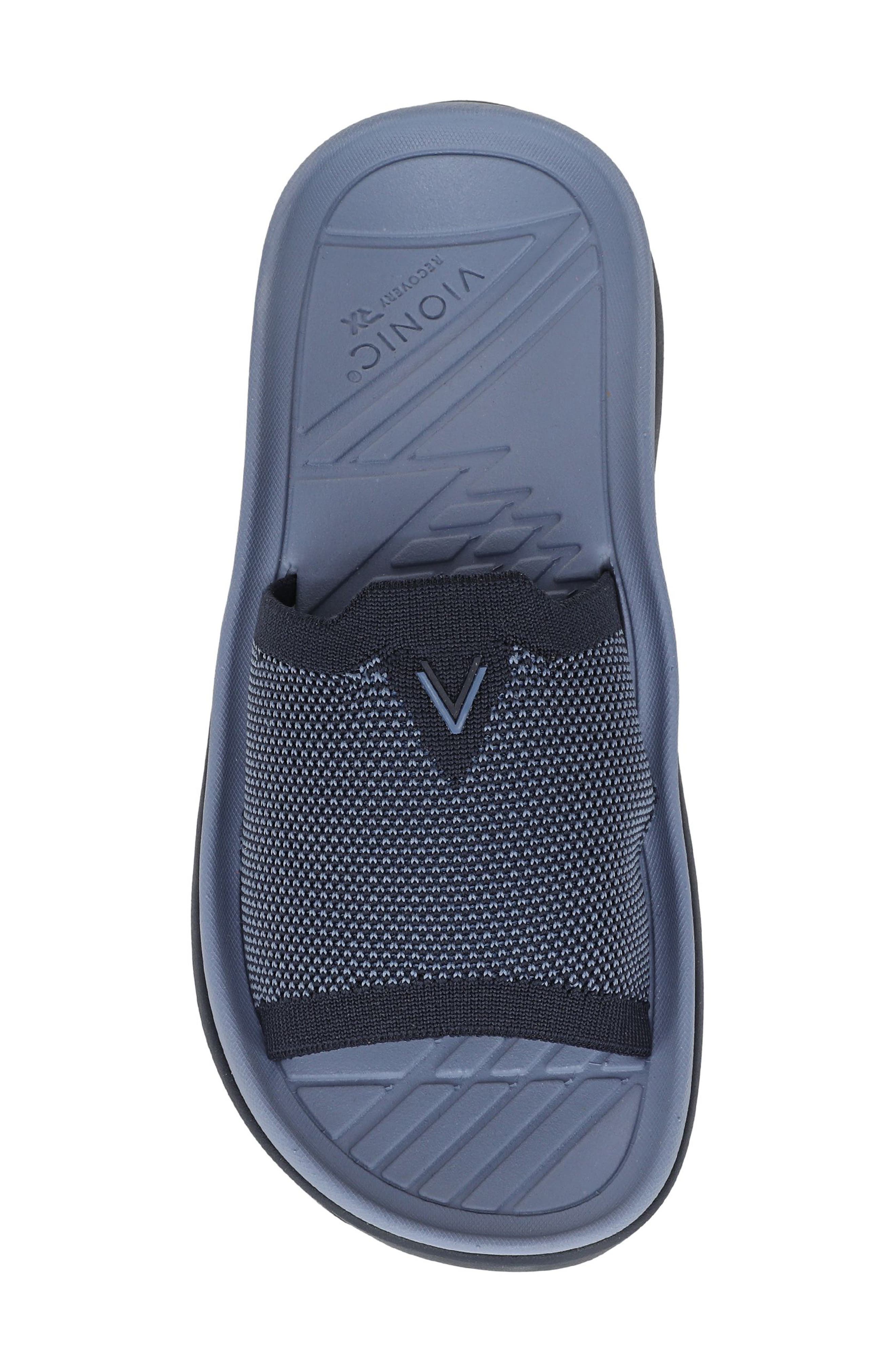 Vionic Haven RX Mesh Recovery Slide Sandal, Alternate, color, Navy Blazer
