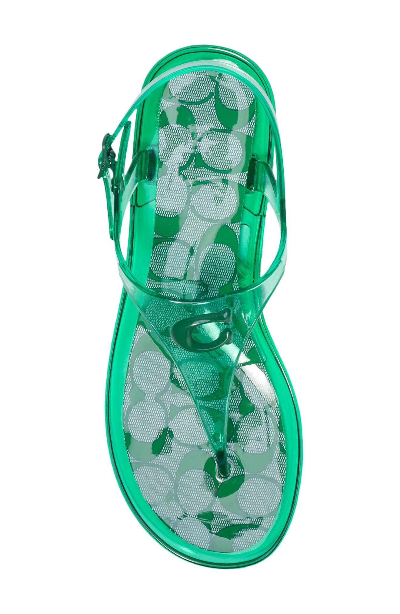 Natalee Water Resistant T-Strap Sandal, Alternate, color, GREEN