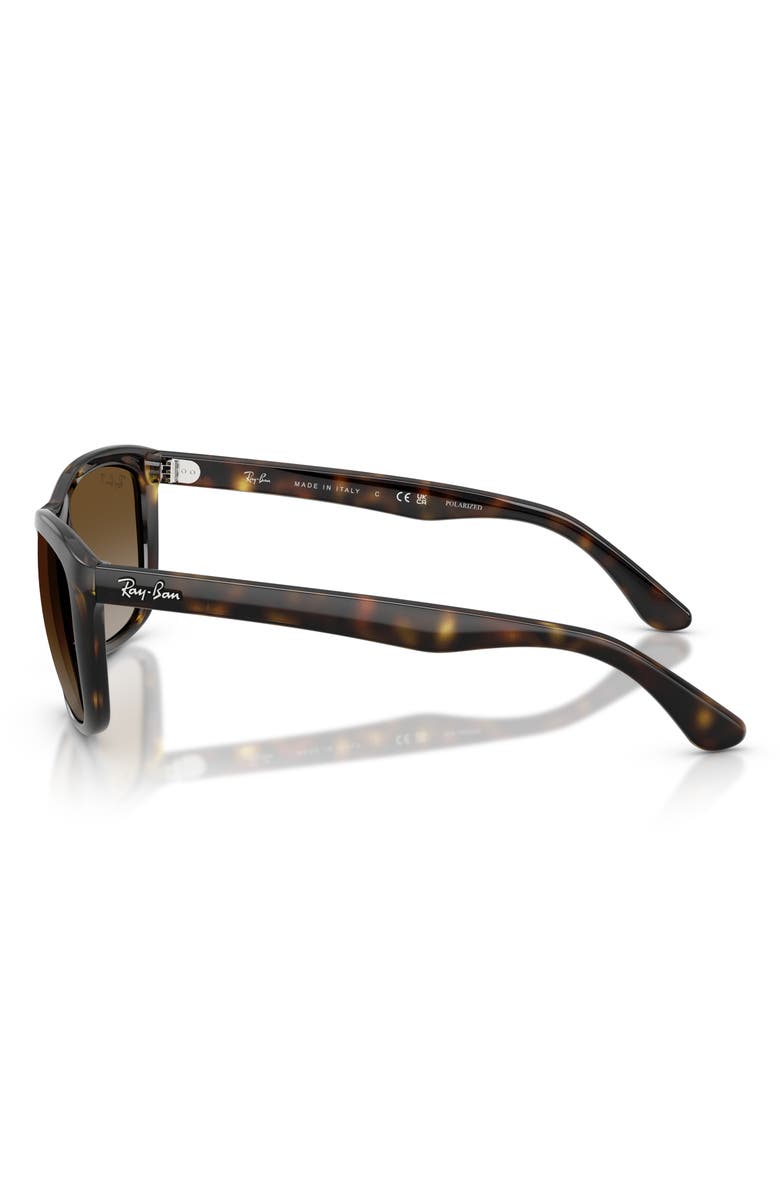 Ray-Ban 57mm Square Sunglasses, Alternate, color, Havana