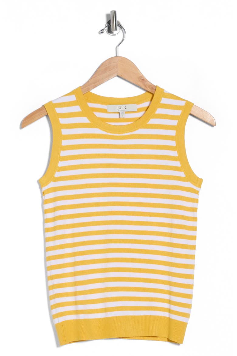 Striped Sweater Tank, Alternate, color, YELLOW/ WHITE