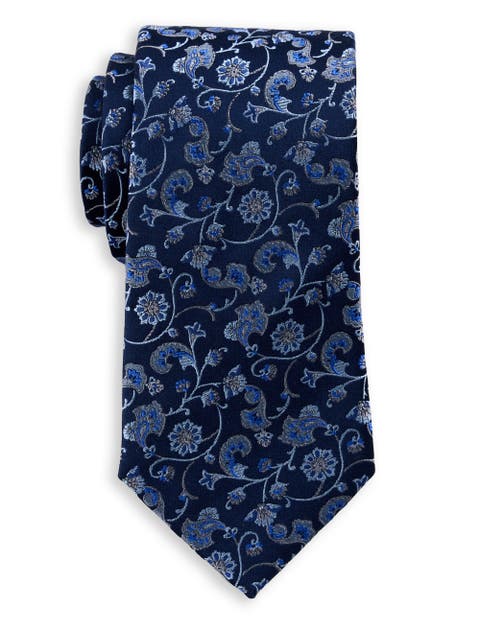 Big & Tall Floral Vines Tie