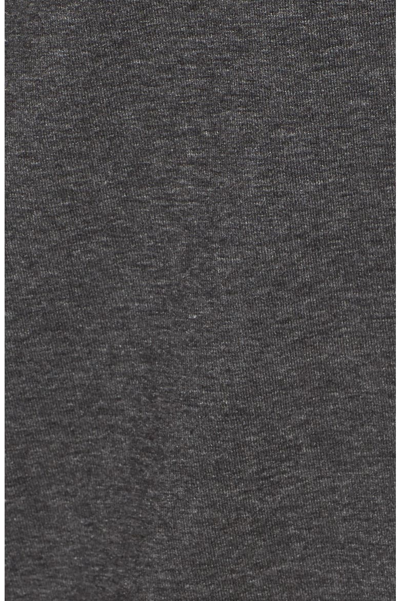 Asymmetrical Side Ruched Pencil Skirt, Alternate, color, MEDIUM HEATHER GREY