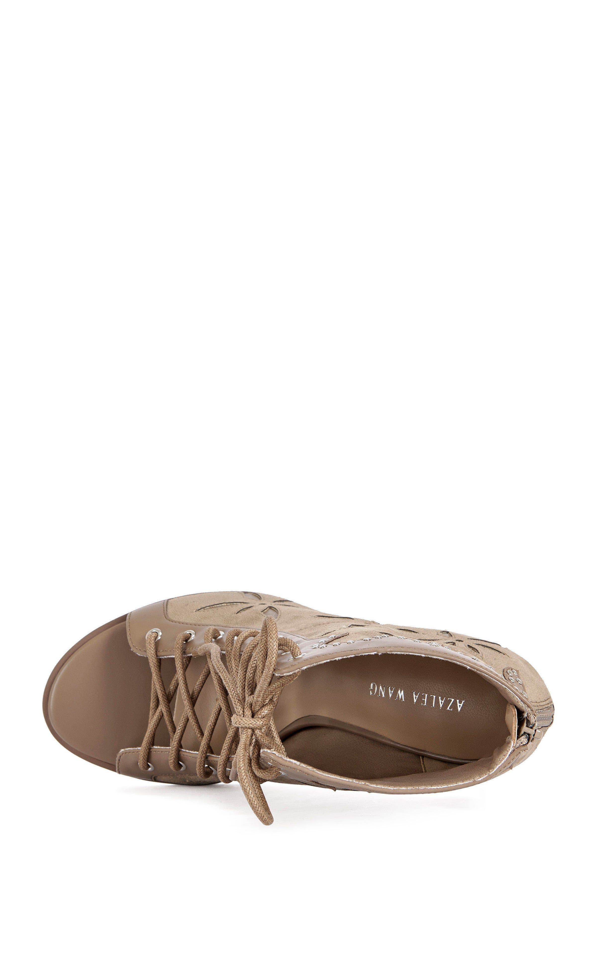 Mirona Block Bootie, Alternate, color, BROWN