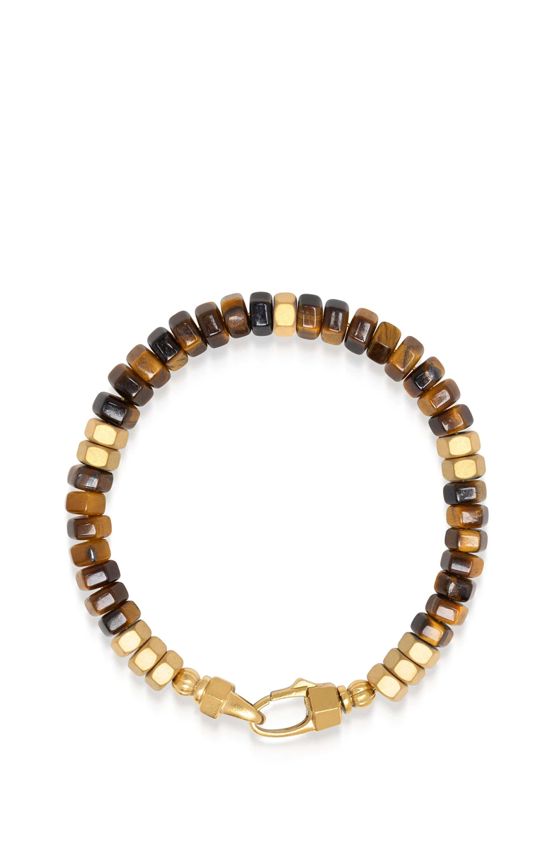 Nialaya Hexagon Beaded Bracelet, Alternate, color,