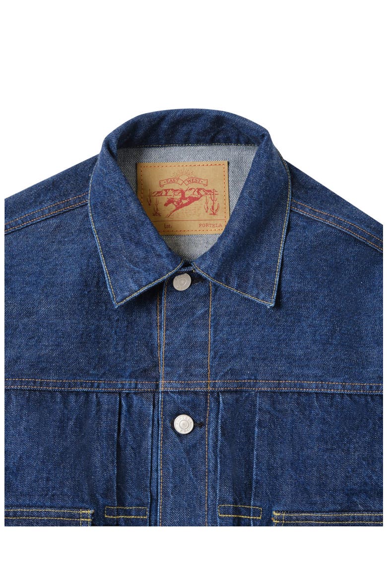 Cisco Japan Denim Jacket, Alternate, color, INDACO