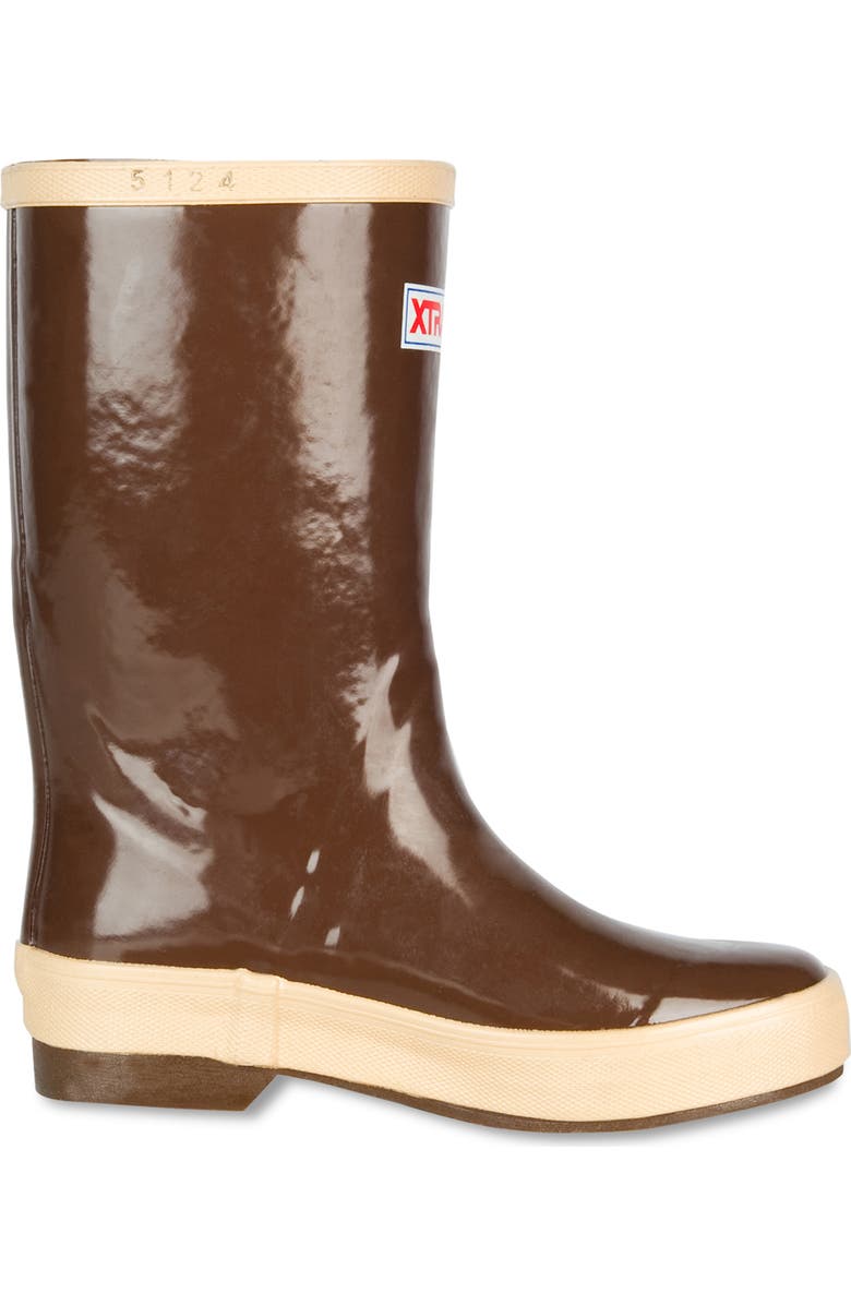XTRATUF Kids' Legacy Waterproof Rain Boot, Alternate, color, Brown