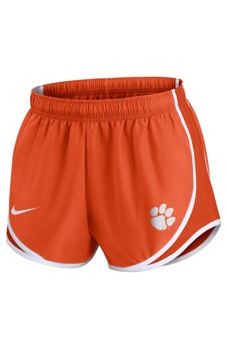 Nike Women's Nike Orange Clemson Tigers Primetime Tempo Performance Shorts, Alternate, color, 