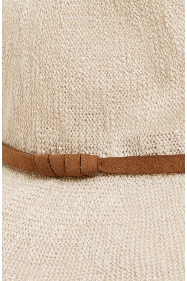 Slub Knit Panama Hat, Alternate, color, BEIGE