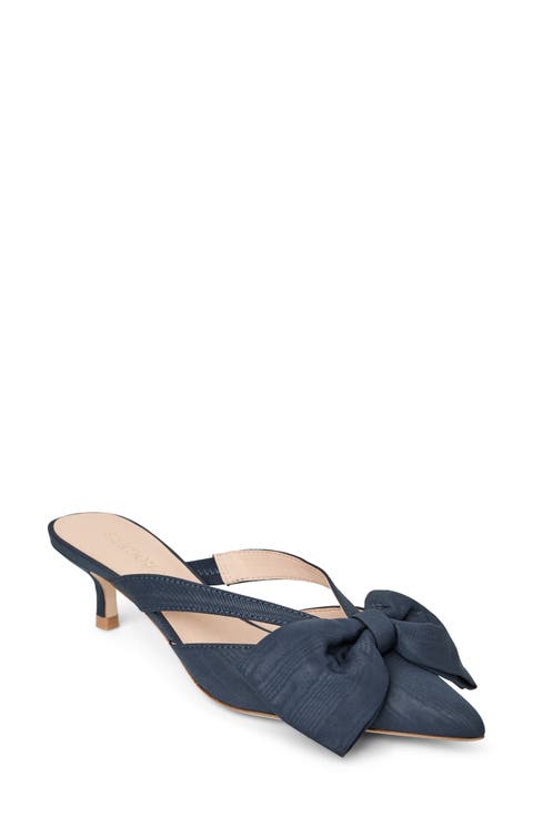 Cynthia Bow Pointed Toe Mule (Women)