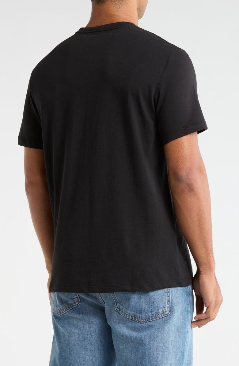 Calvin Klein Standard Logo Cotton Crewneck T-Shirt, Alternate, color, Black