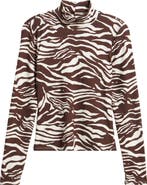 Reformation Nell Turtleneck Jersey Top