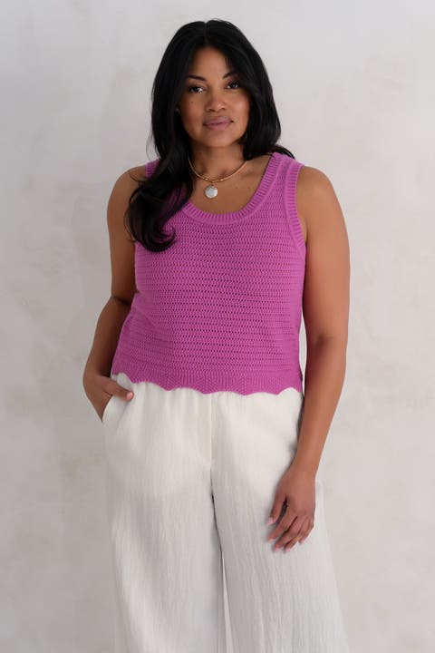 The Open Knit Tank