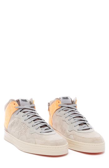 P448 Bali High Top Sneaker In Gray