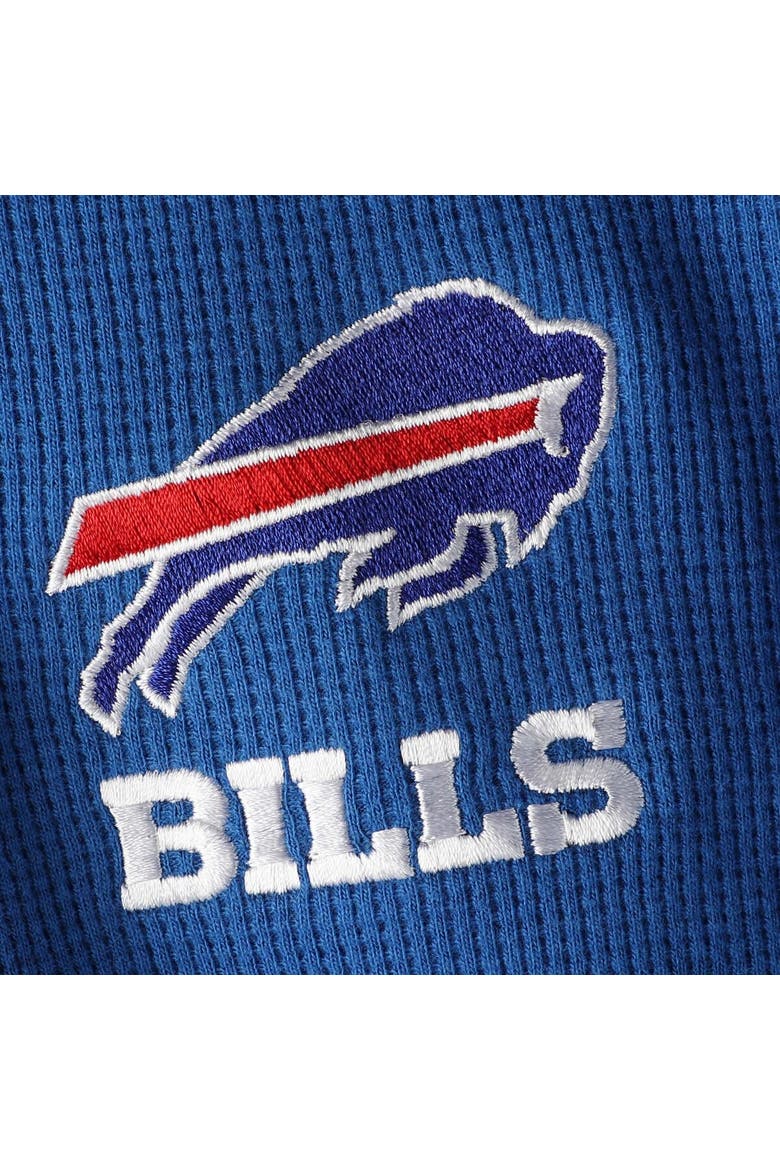 Men's Dunbrooke Royal Buffalo Bills Logo Maverick Thermal Henley Long Sleeve T-Shirt, Alternate, color, Royal