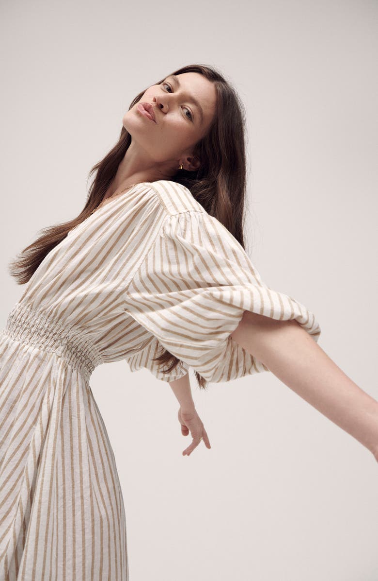 Barbour Ella Stripe Minidress, Alternate, color, 