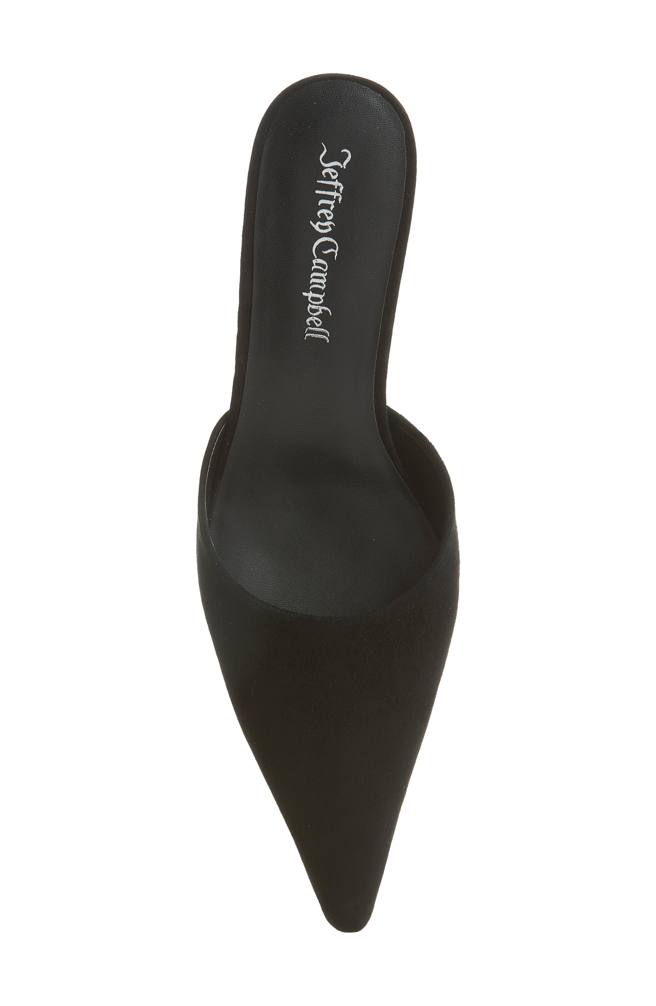 Claudina Mule, Alternate, color, BLACK SUEDE